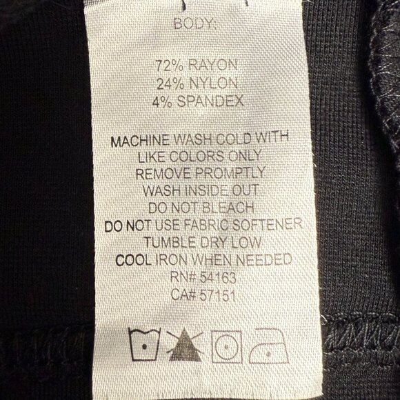 NWT Women's CALVIN KLEIN Performance Quick Dry Stretch Pants Black | Size M - Picture 10 of 11